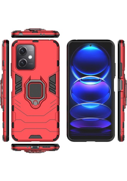 Xiaomi Redmi Için Not 12 5g 360 &deg; Dönen Halka Kickstand Askeri Damla (Yurt Dışından)