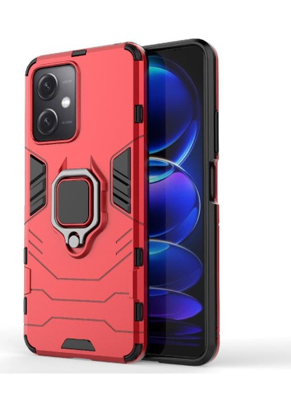 Xiaomi Redmi Için Not 12 5g 360 &deg; Dönen Halka Kickstand Askeri Damla (Yurt Dışından)