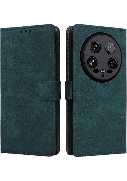 Xiaomi 14 Ultra Manyetik Kapatma Rfıd Engelleme Pu Deri Flip Case (Yurt Dışından)