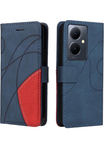 Vıvo V29 Lite Için Kılıf Pu Deri Flip Folio Kılıf Kickstand Koruyucu (Yurt Dışından)