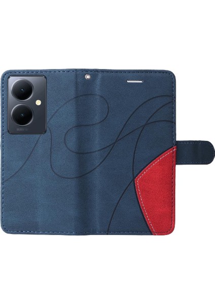 Vıvo V29 Lite Için Kılıf Pu Deri Flip Folio Kılıf Kickstand Koruyucu (Yurt Dışından)