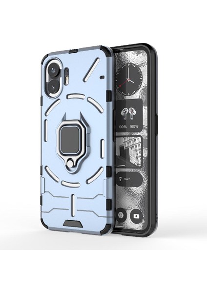 Nothing Kılıf Telefon 2 Darbeye Kapak 360 &deg; Dönen Halka Kickstand Damla (Yurt Dışından)