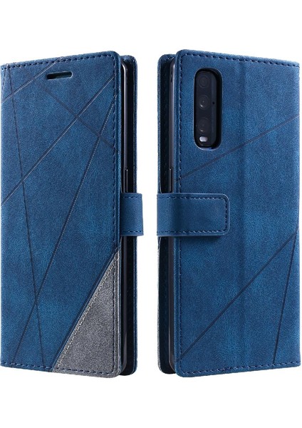 Oppo Bulmak Için Kılıf X2 Manyetik Cüzdan Flip Folio Darbeye Kart Tutucu Pu (Yurt Dışından)