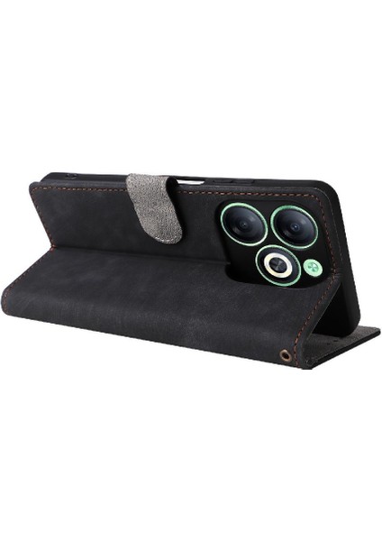 Infinix Akıllı 8/X6525 Kart Yuvaları Için Kılıf Kapak Flip Folio Cüzdan Rfıd Pu (Yurt Dışından)