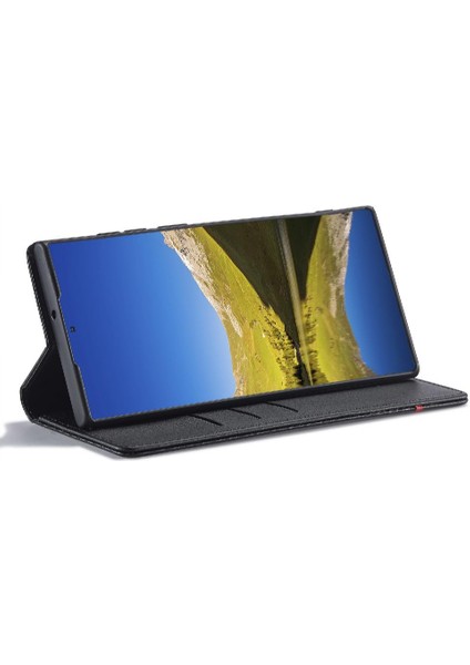 Kart Tutucu Kickstand Kart Tam ile Samsung Galaxy S22 Ultra Için Kılıf (Yurt Dışından)