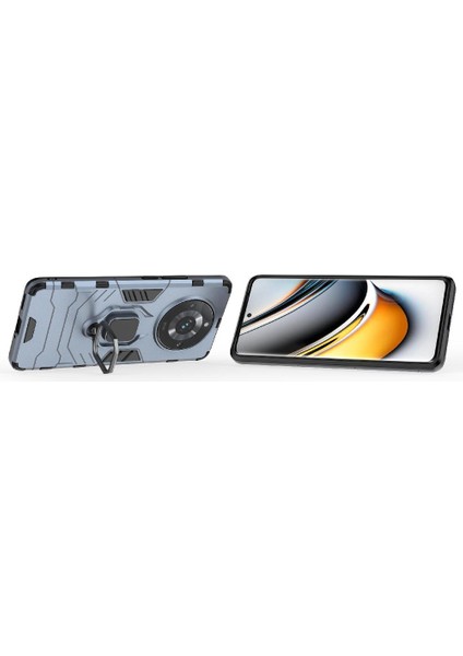 Realme 11 Pro Artı Darbeye Dayanıklı Kapak Için Kılıf Kickstand 360 &deg; Dönen Halka (Yurt Dışından) indirimleri