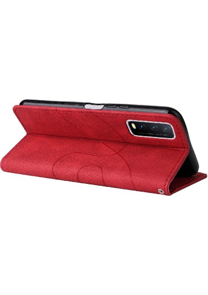 Vıvo Y20/YVIVO/Y20I Pu Deri Flip Folio Kılıf Için Kart ile Kickstand (Yurt Dışından)