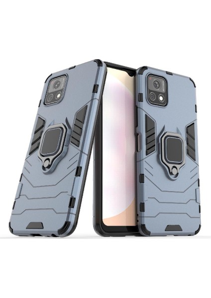 Vıvo Y52S 5g Darbeye Dayanıklı Kapak Için Kılıf 360 &deg; Dönen Halka Kickstand Damla (Yurt Dışından)
