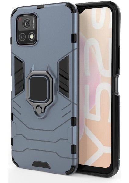 Vıvo Y52S 5g Darbeye Dayanıklı Kapak Için Kılıf 360 &deg; Dönen Halka Kickstand Damla (Yurt Dışından) indirimleri