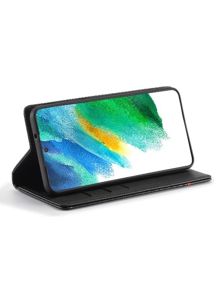 Samsung Galaxy S21 Artı Deri Kart Sahibinin ile Folio Flip Case (Yurt Dışından)