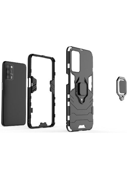 Oppo Oppo 5g Askeri Damla Koruma Darbeye Kapak Kickstand Için Kılıf (Yurt Dışından)
