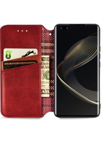 Huawei Nova 11 Pro Cüzdan Fonksiyonu Için Kılıf Kapak Çevirin Deri Kılıf (Yurt Dışından)