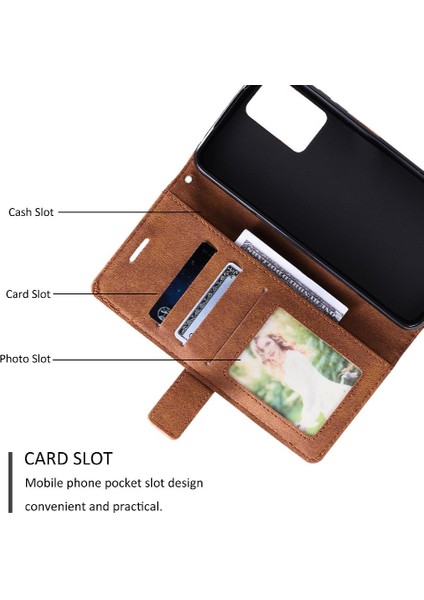 Xiaomi Redmi 10 Başbakan Artı 5g Pu Deri Kart Tutucu Kickstand (Yurt Dışından)