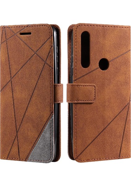 Motorola Moto G Güç Cüzdan Flip Case Için Folio Pu Deri Kart Tutucu (Yurt Dışından)