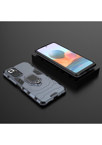 Xiaomi Redmi Not 10 Için Kılıf Pro Askeri Damla Koruma Darbeye Halka (Yurt Dışından)