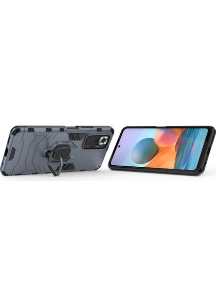 Xiaomi Redmi Not 10 Için Kılıf Pro Askeri Damla Koruma Darbeye Halka (Yurt Dışından)