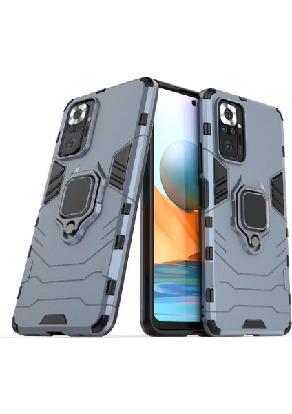 Xiaomi Redmi Not 10 Için Kılıf Pro Askeri Damla Koruma Darbeye Halka (Yurt Dışından)