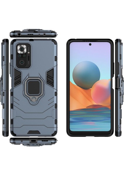 Xiaomi Redmi Not 10 Için Kılıf Pro Askeri Damla Koruma Darbeye Halka (Yurt Dışından)