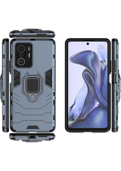 Xiaomi 11T/11T Pro 5g 360 &deg; Dönen Halka Darbeye Kapak Askeri (Yurt Dışından) fiyatları