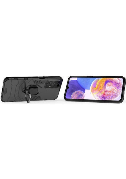 Mays Shop Samsung Galaxy A23 4g/5g 360 &deg; Döner Halka Darbeye Kapak Damla (Yurt Dışından)