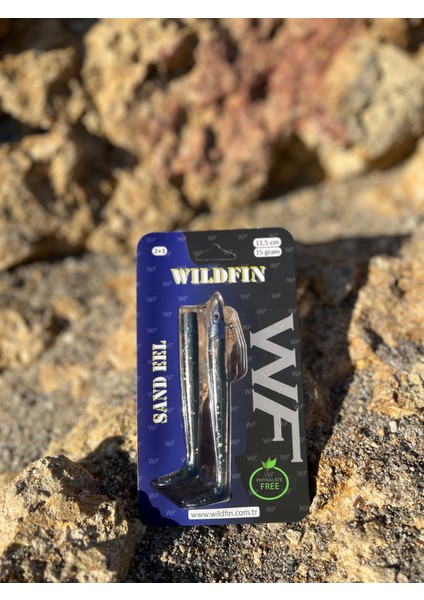 Wildfin Sand Eel Naturel Yeşil 2+1 15 gr