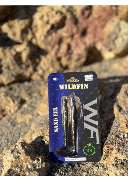 Wildfin Sand Eel Dark 2+1 15 gr