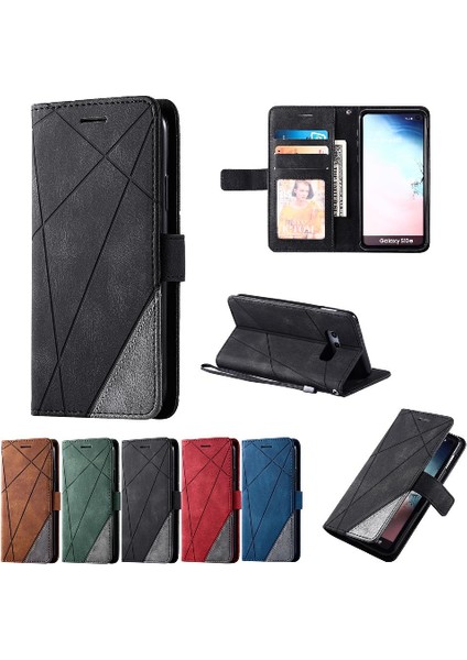 Samsung Galaxy S10E Manyetik Cüzdan Flip Folio Darbeye Pu Kart (Yurt Dışından)