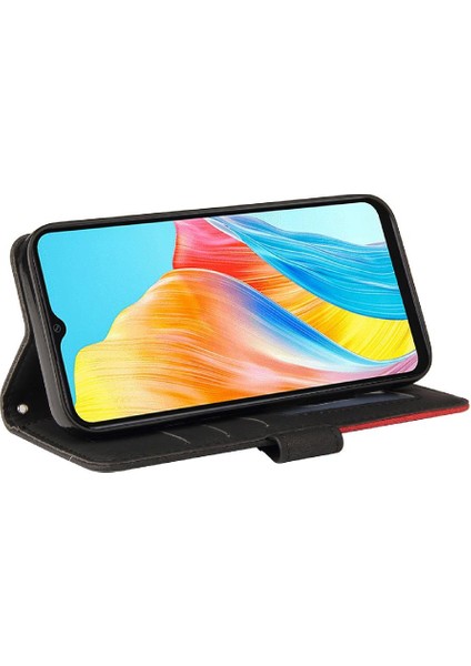 Oppo A38 4G/A18 4g Kickstand Koruyucu Kart Yuvası Standı Pu (Yurt Dışından) modelleri