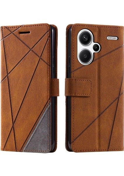 Xiaomi Redmi Için Not 13 Pro Artı Manyetik Cüzdan Çevir Folio Kart Pu (Yurt Dışından)
