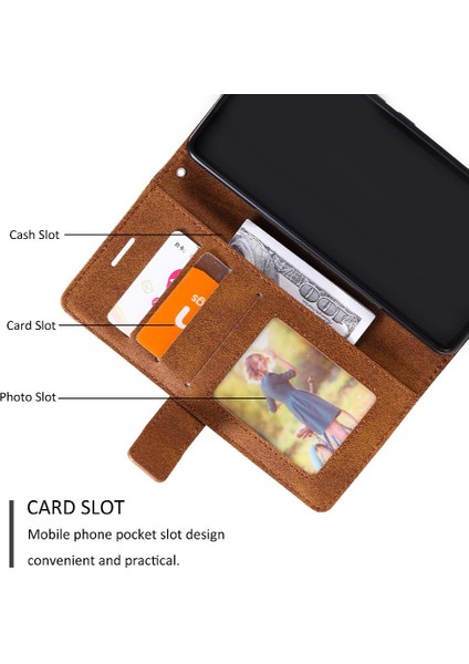 Xiaomi Redmi Için Not 13 Pro Artı Manyetik Cüzdan Çevir Folio Kart Pu (Yurt Dışından)