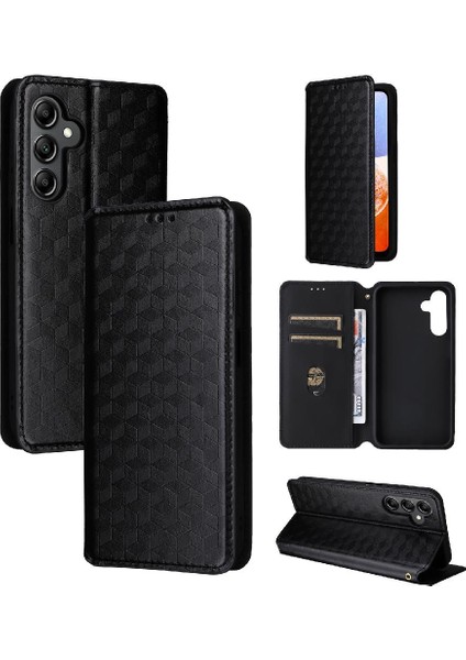 Samsung Galaxy A15 Için Kılıf 4g/5g Cüzdan Kart Yuvaları Tutucu Pu Deri (Yurt Dışından)