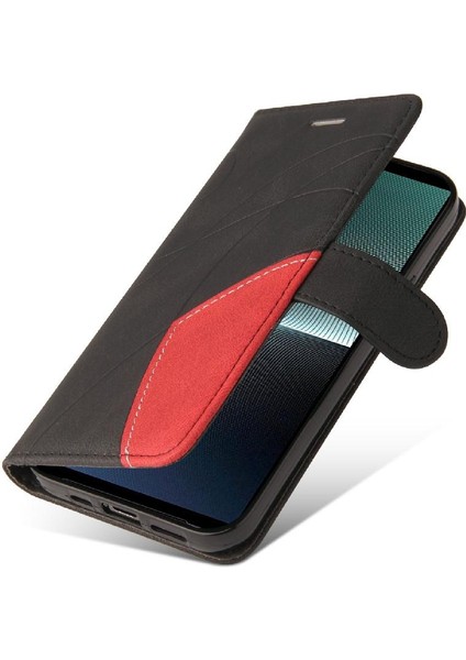 Sony Xperia 1V Pu Deri Flip Folio Kılıf Kickstand Koruyucu (Yurt Dışından)