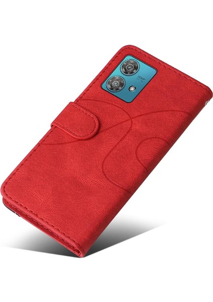 Motorola Kenar 40 Neo 5g Pu Deri Flip Folio Kılıf Kickstand ile (Yurt Dışından) fiyatları
