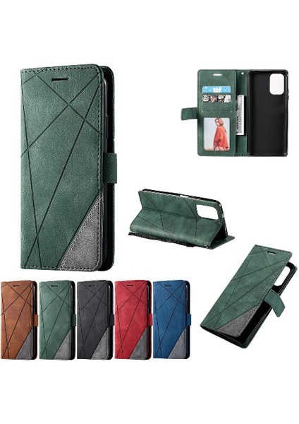Xiaomi Redmi Not 10S 4g Pu Deri Kart Tutucu Kickstand Cüzdan (Yurt Dışından)