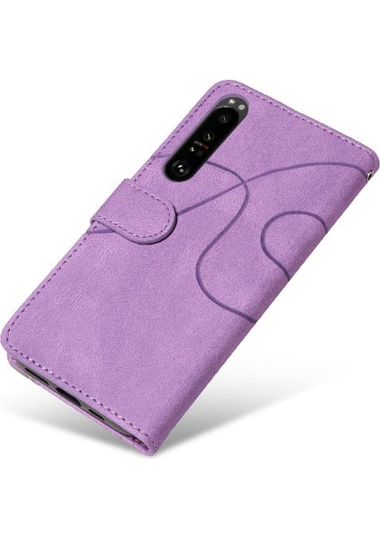 Sony Xperia 1iii Iki Renkli Dikiş Kickstand Koruyucu Kılıf (Yurt Dışından) fırsatları