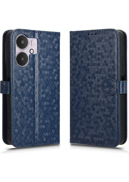 Xiaomi Redmi Için Kılıf 13C 4g/5g Manyetik Toka Deri Cüzdan Kapak (Yurt Dışından)