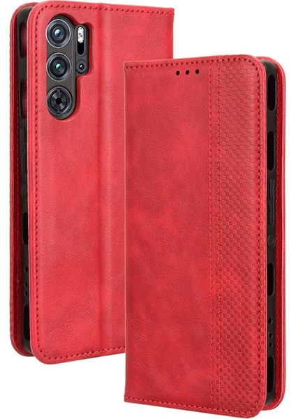 Zte Nubia Kırmızı Sihirli 9 Pro/pro Artı Cüzdan Pu Deri Manyetik (Yurt Dışından)