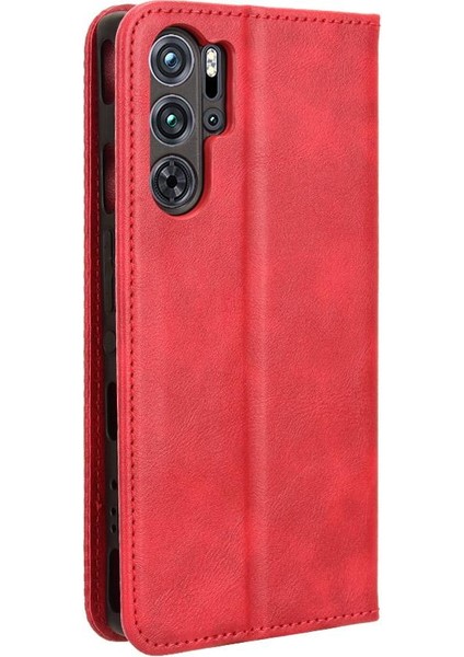 Zte Nubia Kırmızı Sihirli 9 Pro/pro Artı Cüzdan Pu Deri Manyetik (Yurt Dışından)