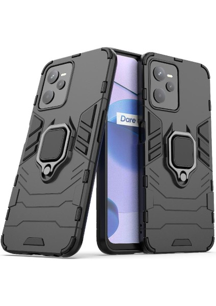 Realme C35 Darbeye Kapak Askeri Damla Koruma Kickstand Için Kılıf (Yurt Dışından) fiyatları