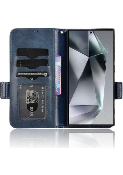 Samsung Galaxy S24 Ultra 5g 3 Kart Tutucu Görüntüleme Standı Pu Flip (Yurt Dışından) fırsatları