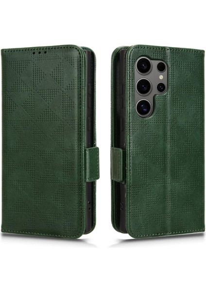Samsung Galaxy S24 Ultra 5g 3 Kart Tutucu Görüntüleme Standı Pu Flip (Yurt Dışından)