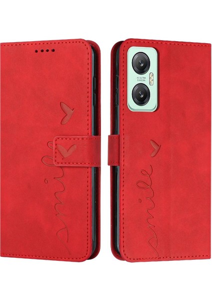 Infinix HOT20 5g Yan Toka Kartı Ekleme Pu Deri Tam Için Kılıf (Yurt Dışından)