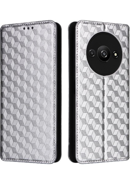 Xiaomi Redmi A3 Pu Deri 3D Desen Cüzdan Manyetik Kapatma (Yurt Dışından)