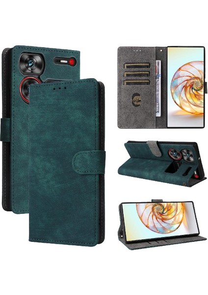 Zte Nubia Z60 Ultra 5g Rfıd Engelleme Kart Yuvaları Kapak Flip Folio (Yurt Dışından)