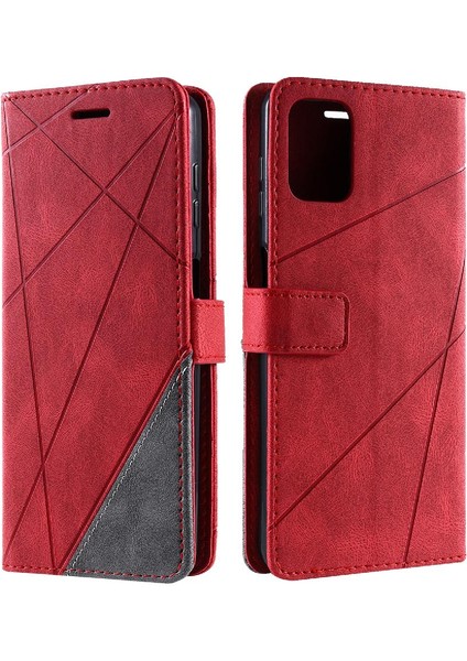 Motorola Moto G9 Artı Cüzdan Flip Için Kılıf Folio Manyetik Darbeye Kart (Yurt Dışından)