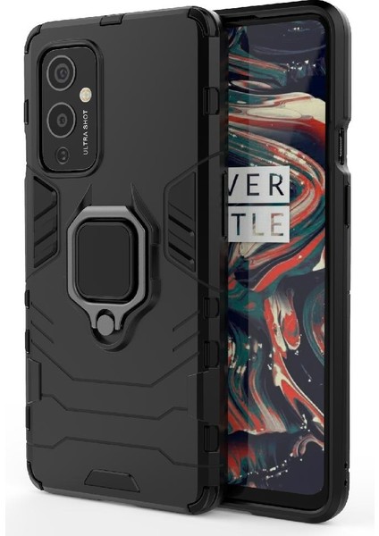Oneplus 9 Darbeye Kapak Için Kılıf Kickstand Askeri Damla Koruma (Yurt Dışından)