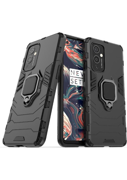 Oneplus 9 Darbeye Kapak Için Kılıf Kickstand Askeri Damla Koruma (Yurt Dışından)