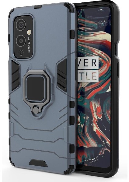 Oneplus 9 Darbeye Kapak Için Kılıf Kickstand Askeri Damla Koruma (Yurt Dışından)