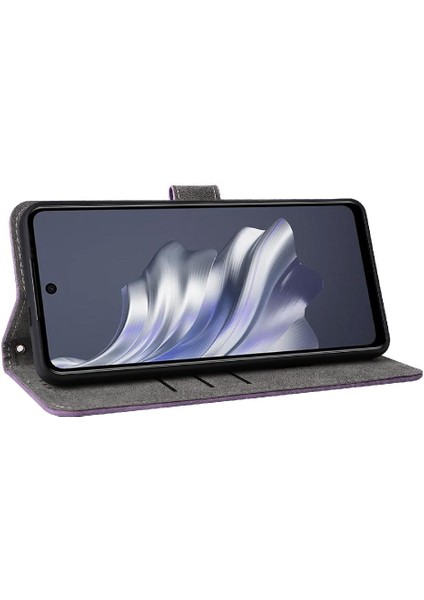 Tecno Spark 20 Pro 4g Manyetik Kapatma Flip Folio Cüzdan Rfıd Pu Için Kılıf (Yurt Dışından)