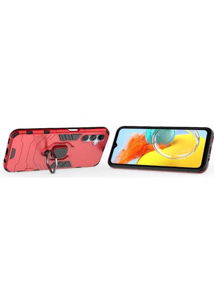 Samsung Galaxy M14 360 &deg; Dönen Halka Askeri Damla Koruma Için Kılıf (Yurt Dışından)